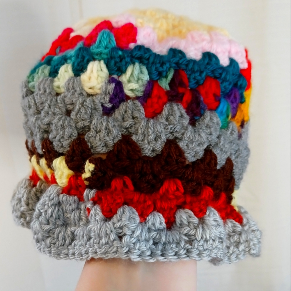 Hand crochet hat